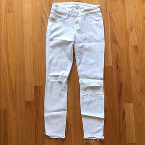 Paige Verdugo Ankle Jean - White